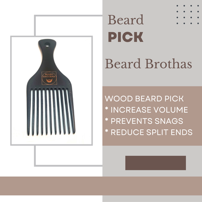 Wooden Beard Pick
