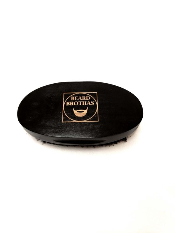 Black Wood Beard Brush
