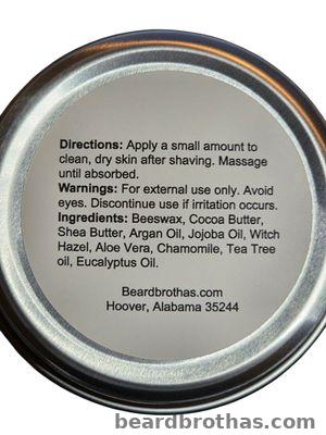 Aftershave Moisturizer Balm (Eucalyptus)