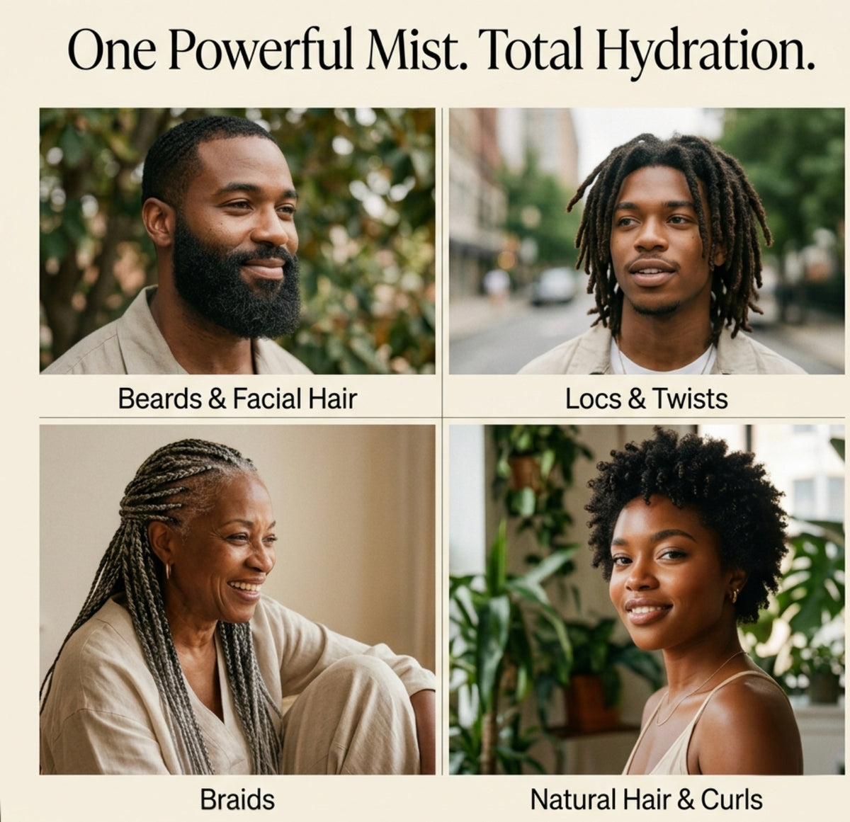 Daily Hair & Beard Refresher: Hydrating Botanical Mist